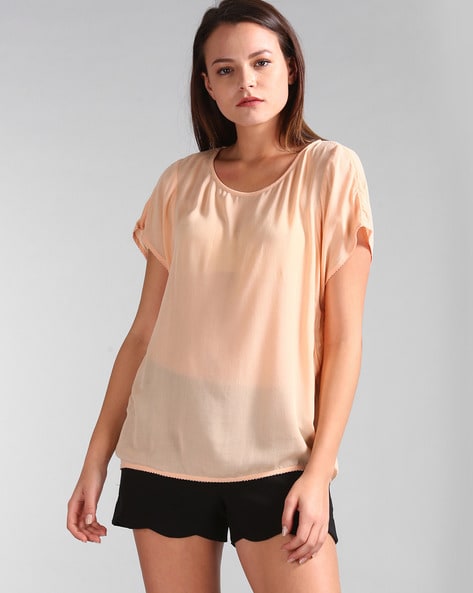 Gap Crinkled Boxy Top