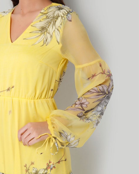 Vero moda 2024 yellow maxi dress