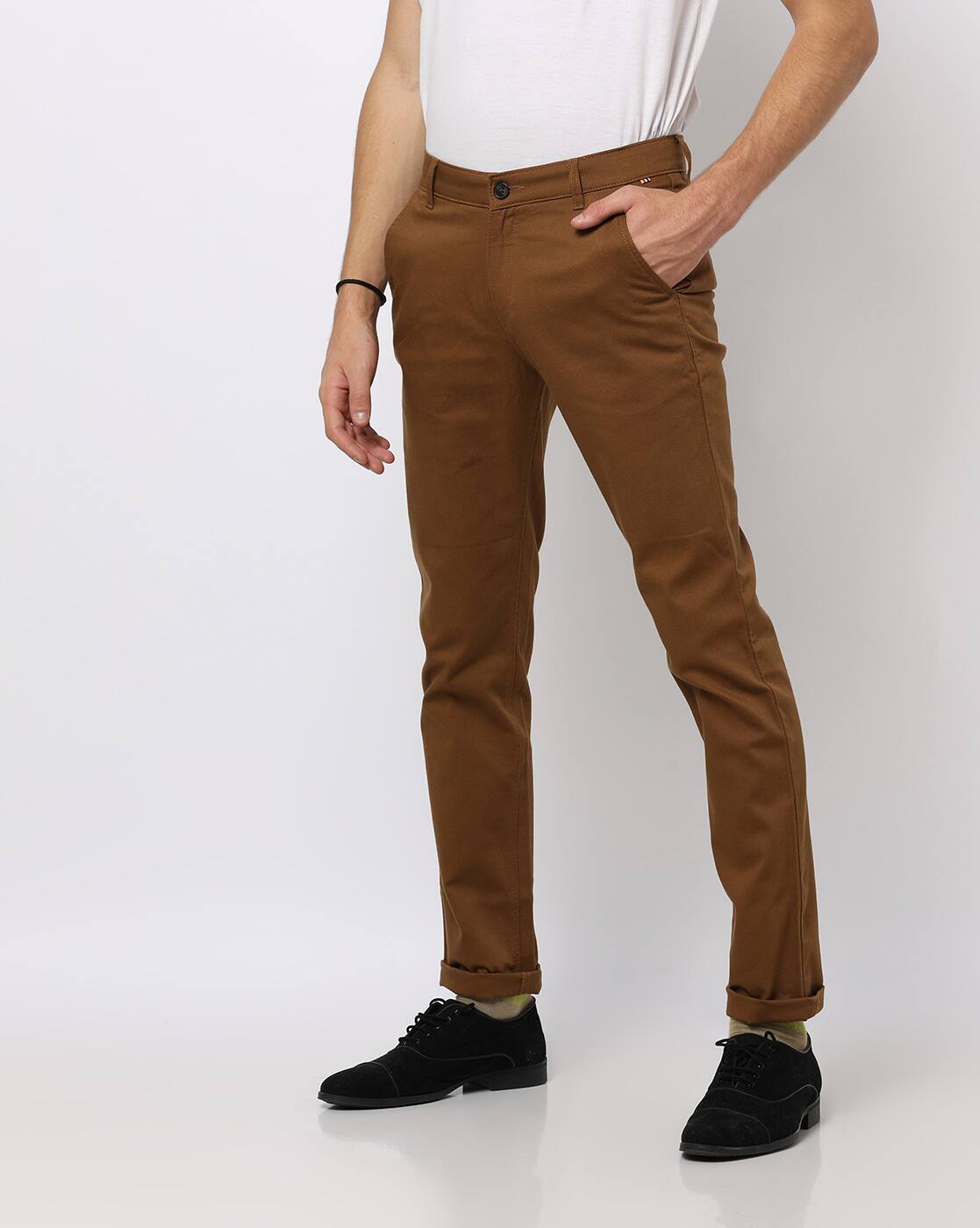 mid rise khaki pants