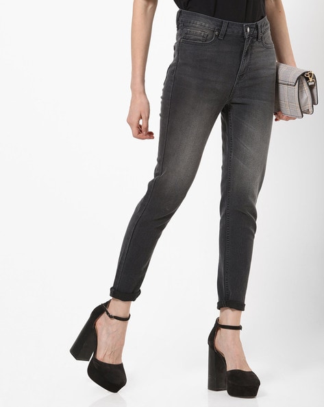 dark gray jeans women's