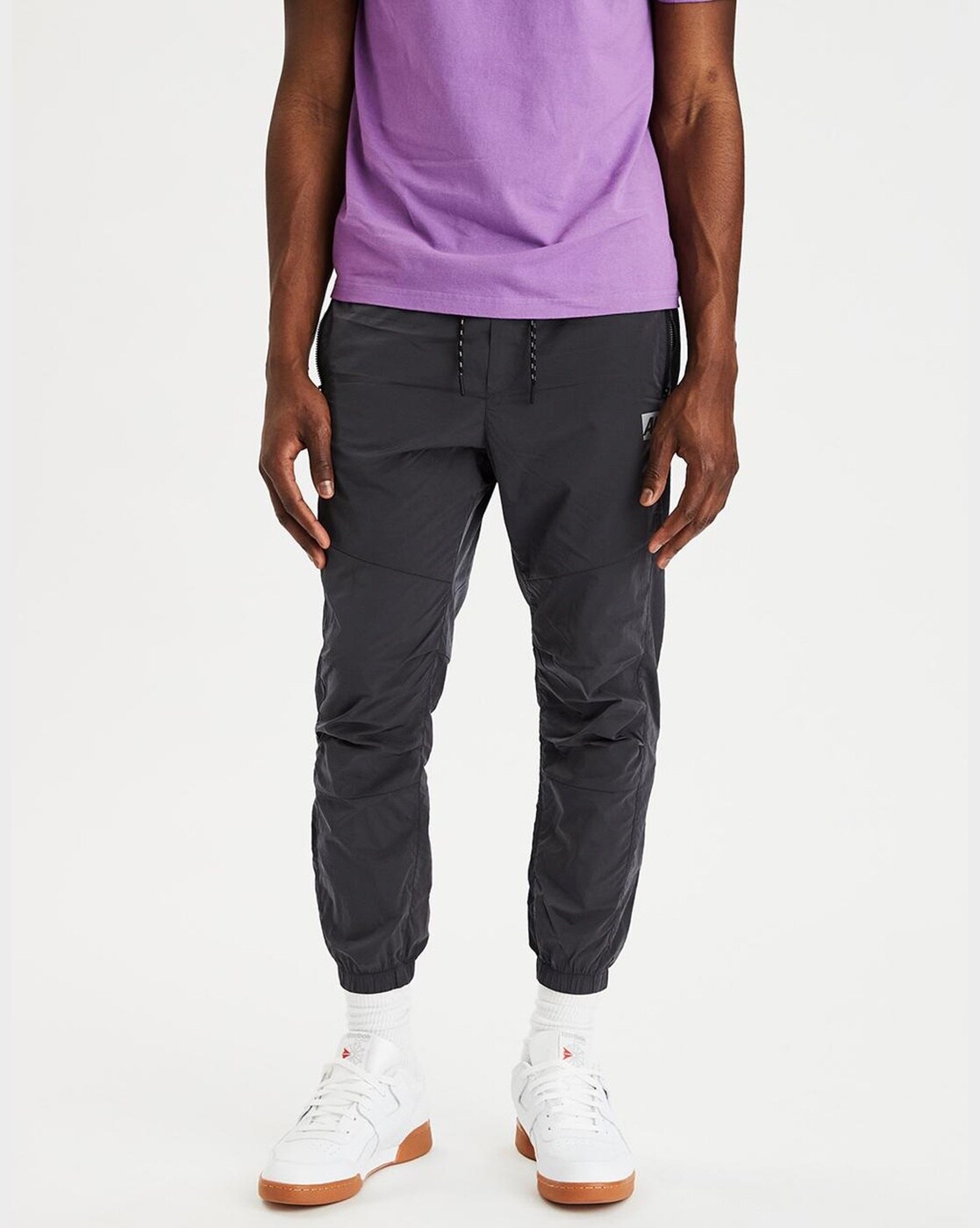 american eagle nylon joggers