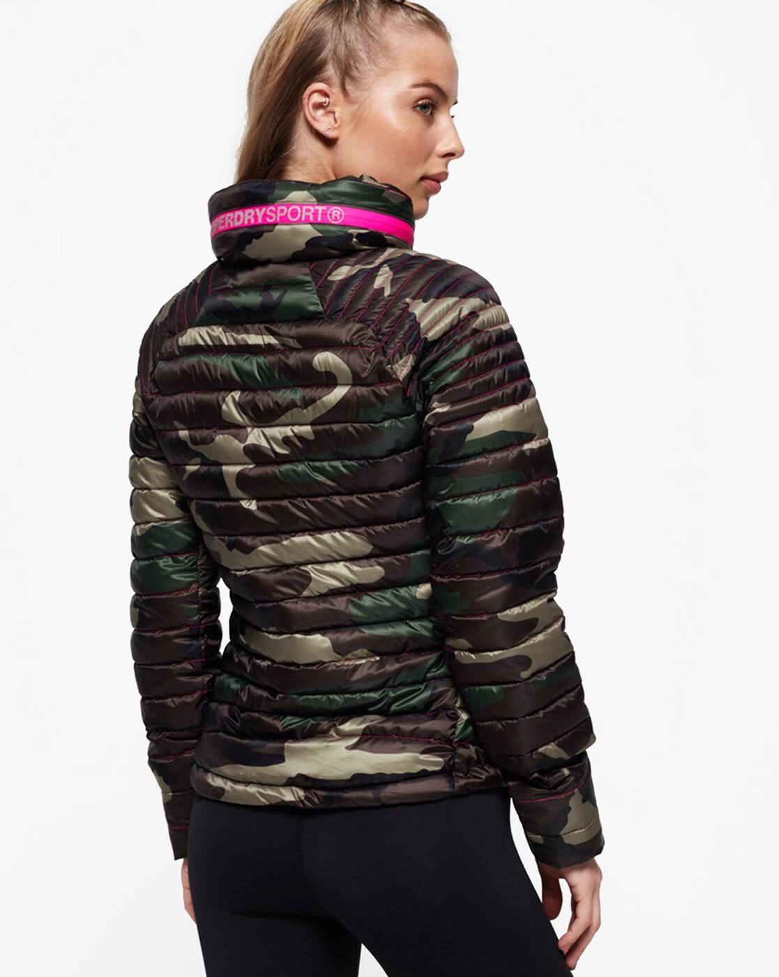 womens superdry camo jacket