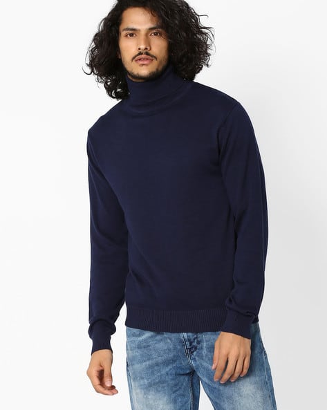 Regular Fit Turtle-Neck Sweater