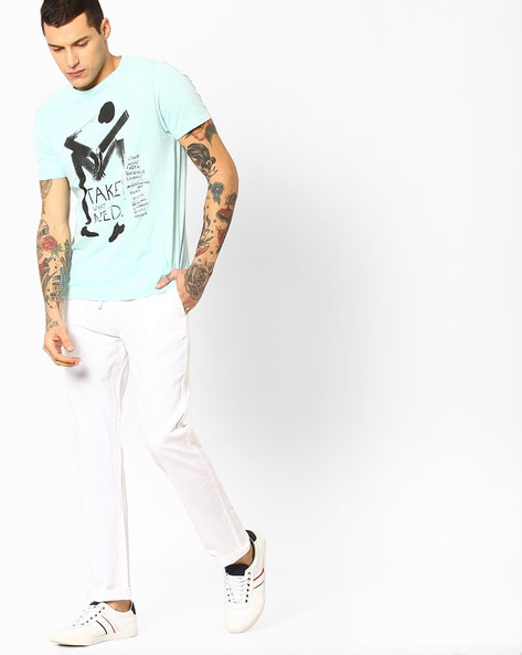 Buy Highlander White Slim Fit Cargos for Men Online at Rs.739 - Ketch