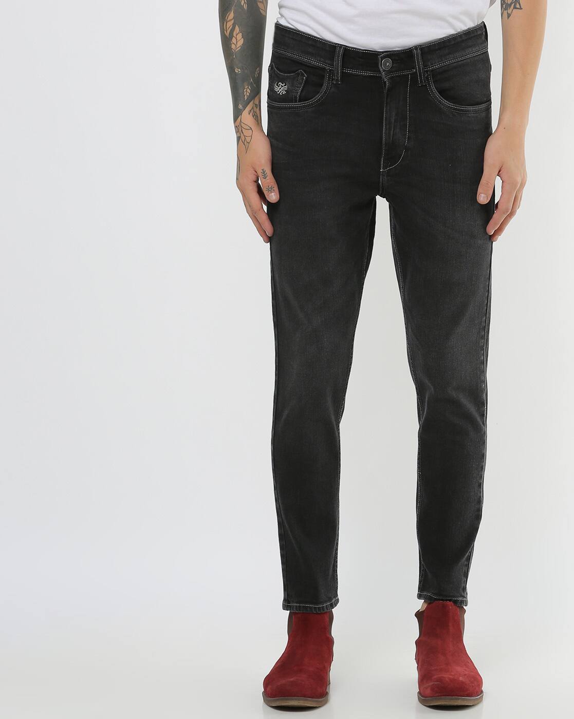 flying machine black jeans