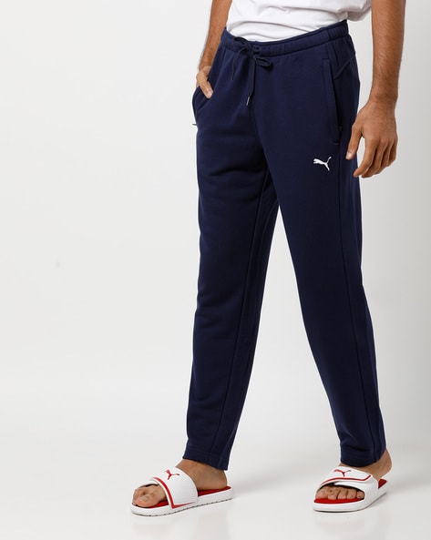 Buy Navy Blue Track Pants for Men by 