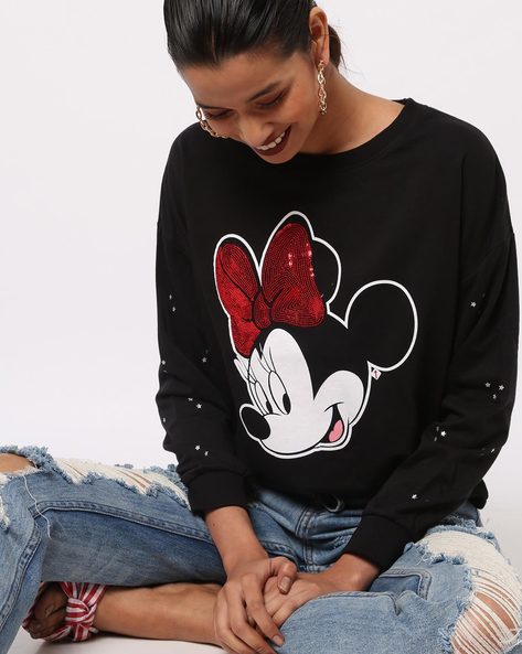 black disney sweatshirt