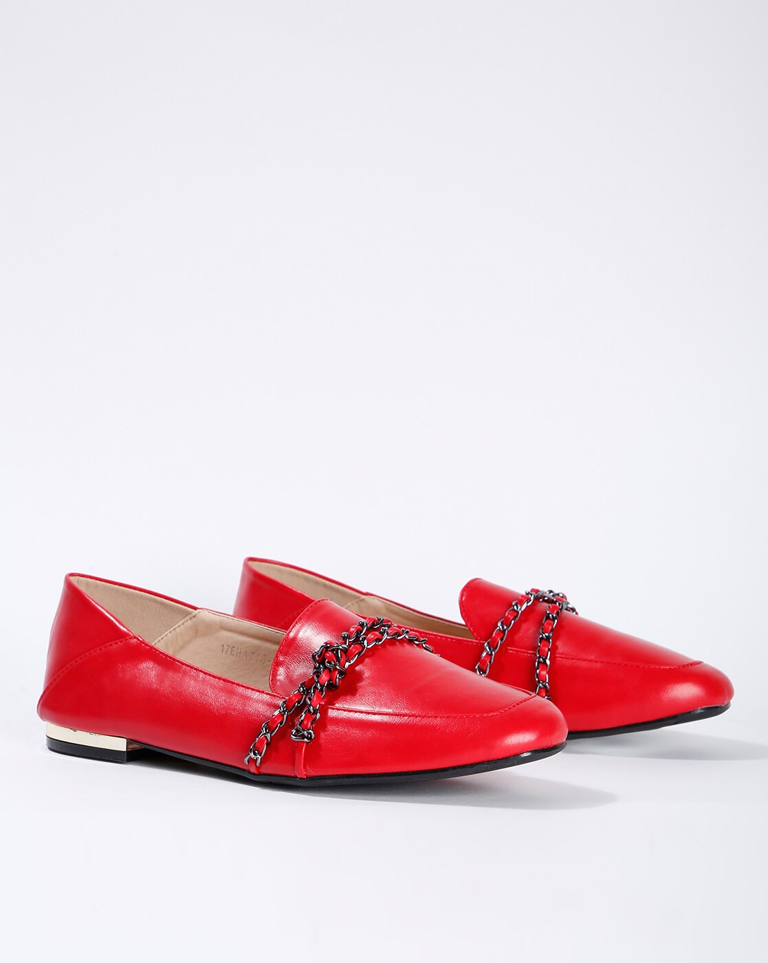 Buy Red Flat Shoes for Women by ELLE 