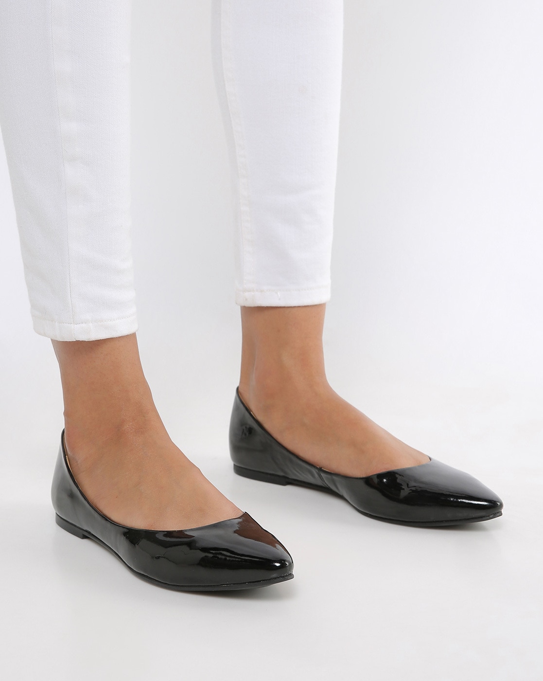 Buy Black Flat Shoes for Women by AJIO 