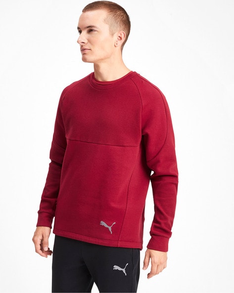 puma sweatshirt red