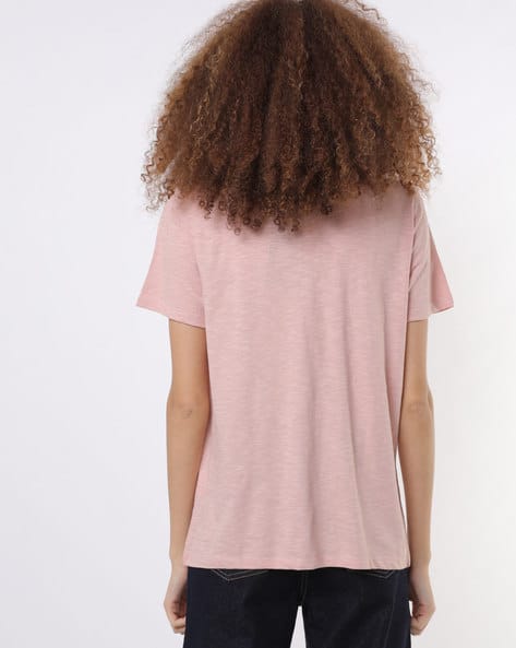Speckled Round-Neck T-shirt (Image - 1)