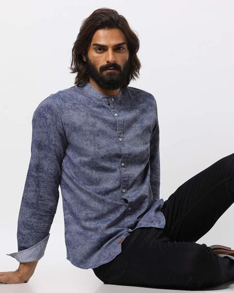 Buy Blue Shirts for Men by Arrow Jeans 