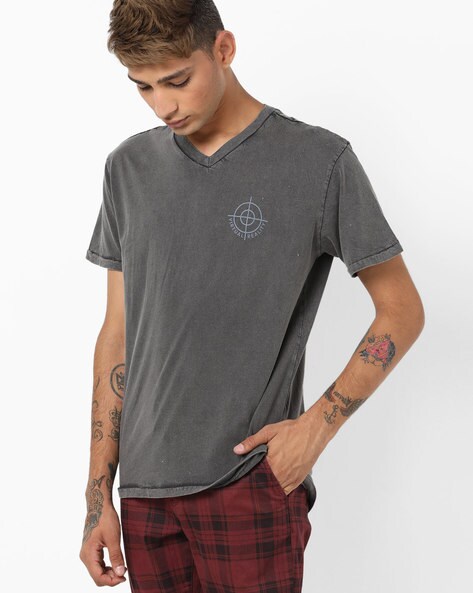 Buy Grey Tshirts For Men By Fox Online Ajio Com