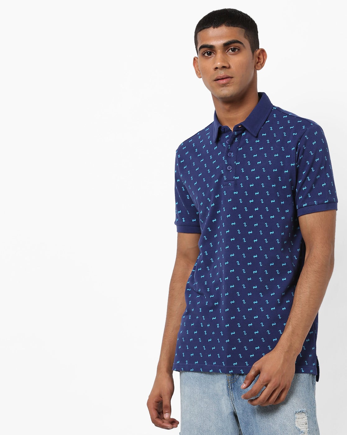Buy Navy Blue Tshirts for Men by AJIO 