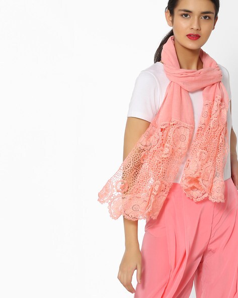 Floral Lace Scarf Price in India