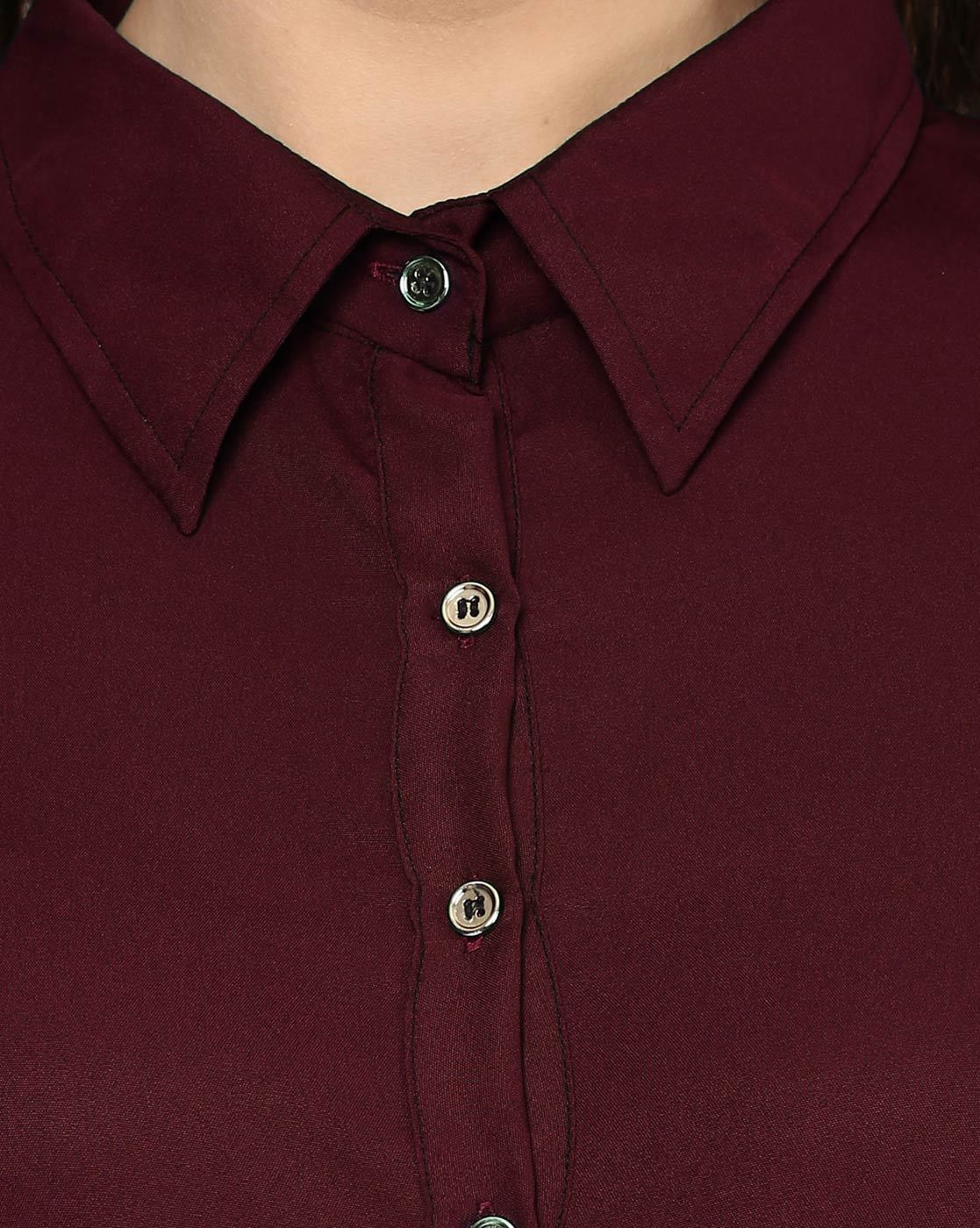 maroon polo jumpsuit