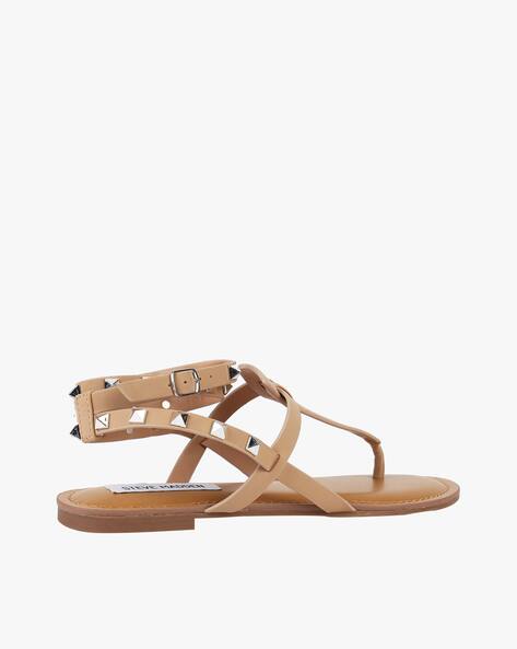 Buy Nude Flat Sandals for Women by STEVE MADDEN Online | Ajio.com