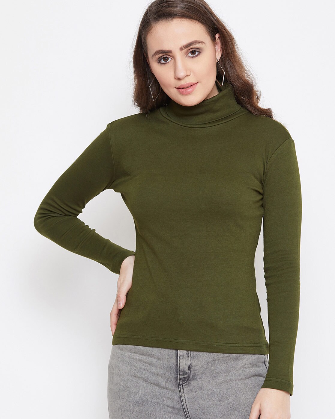 polo neck t shirts for womens india