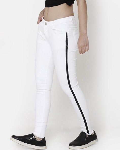 Buy White Jeans & Jeggings for Women by ZHEIA Online