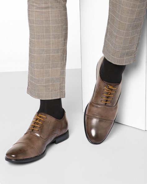 Buy Brown Formal Shoes for Men by AJIO 