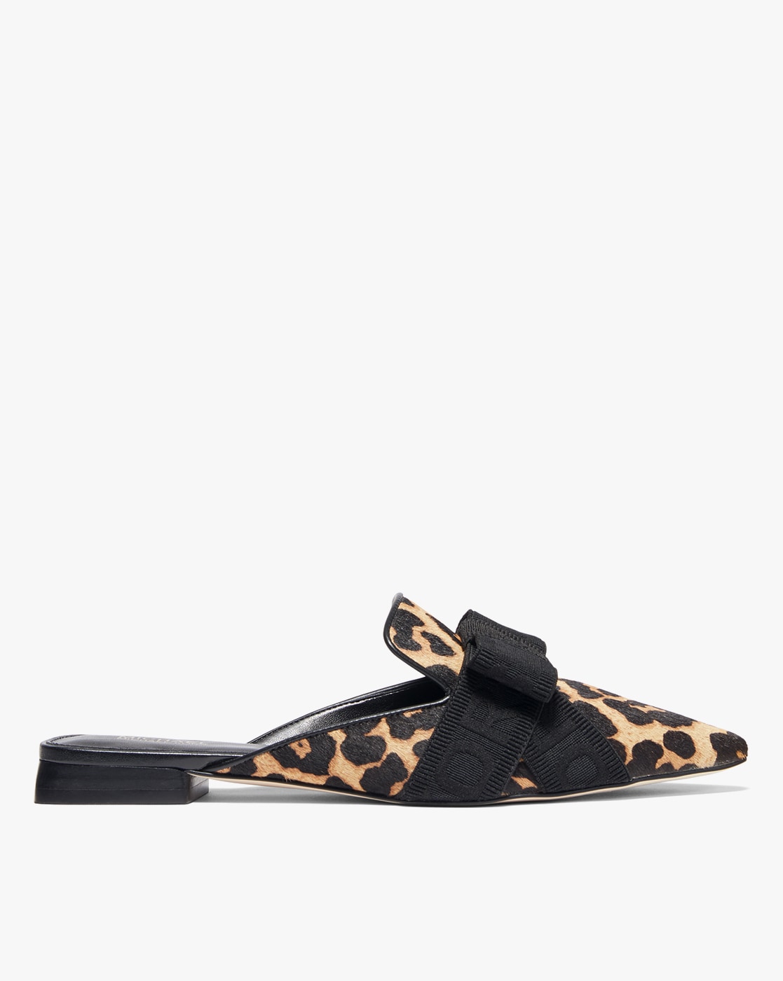 Buy Michael Kors Ames Animal Print Mules with Bow | Black Color Women |  AJIO LUXE