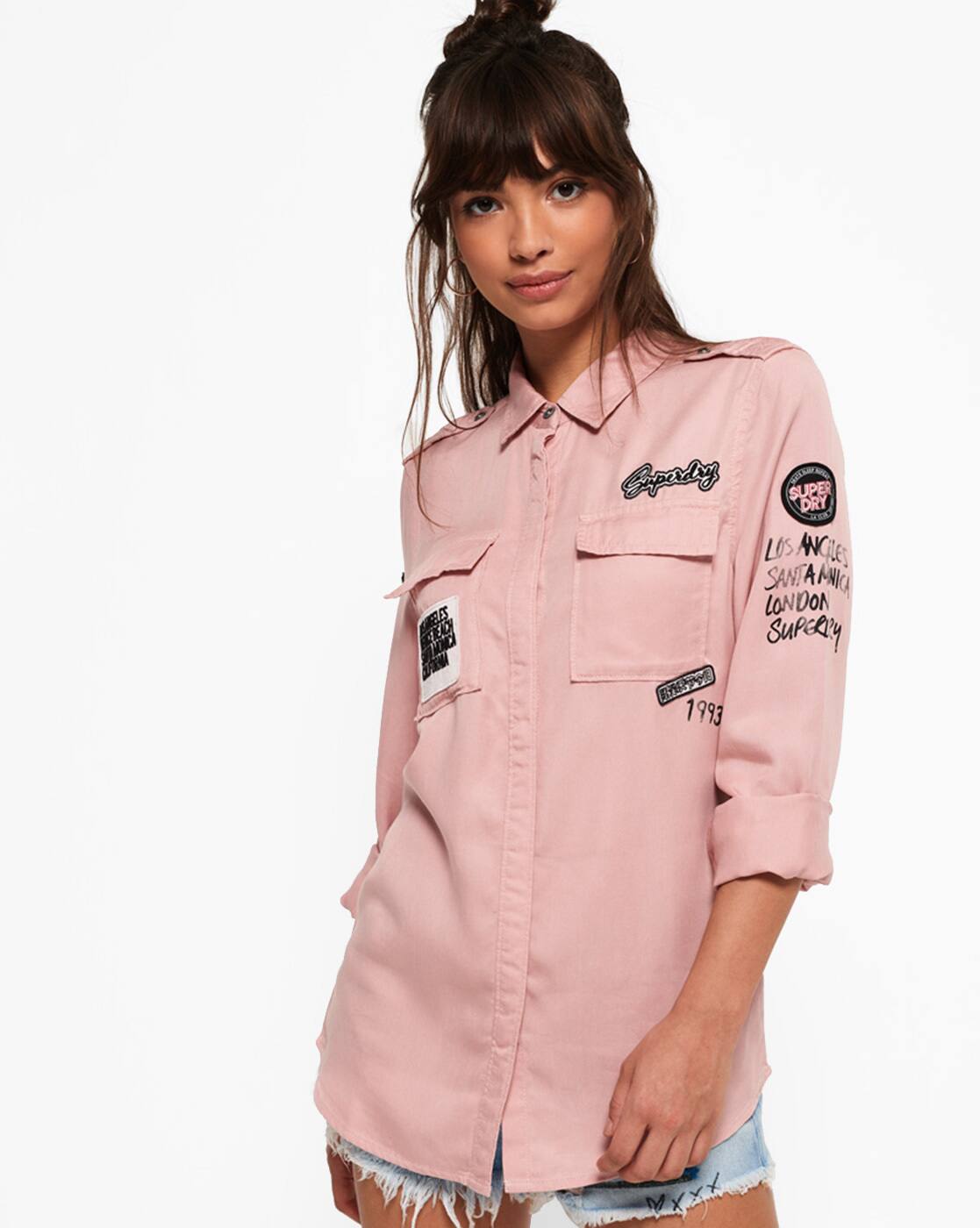 Buy Pink Shirts for Women by SUPERDRY 