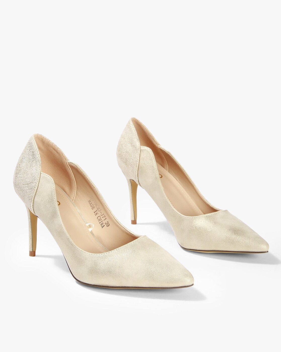 muted gold heels