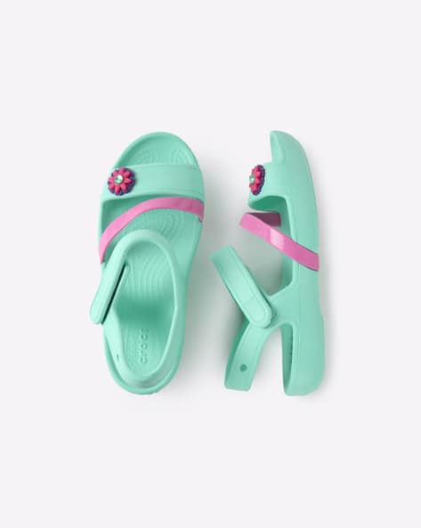 Buy Mint Green Sandals for Girls by CROCS Online