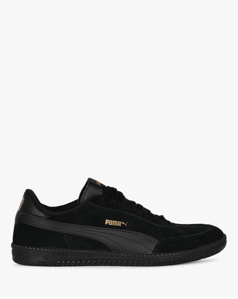 puma black sneaker shoes