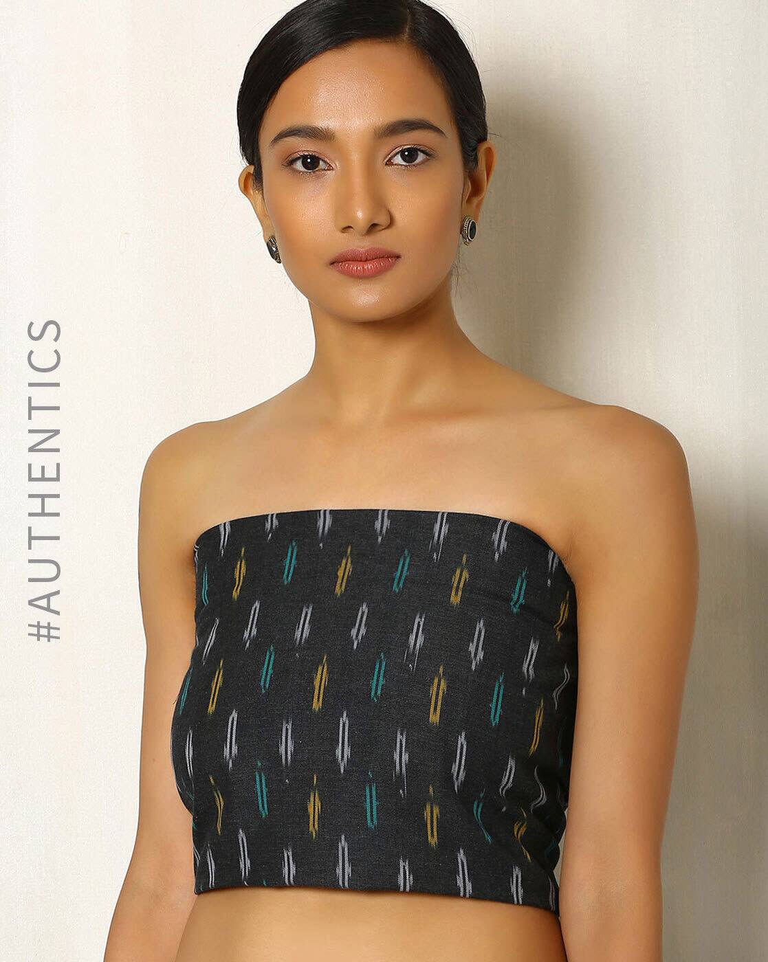 Buy Black Blouses for Women by Indie 