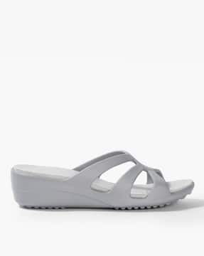 Buy Silver Heeled Sandals for Women by CROCS Online
