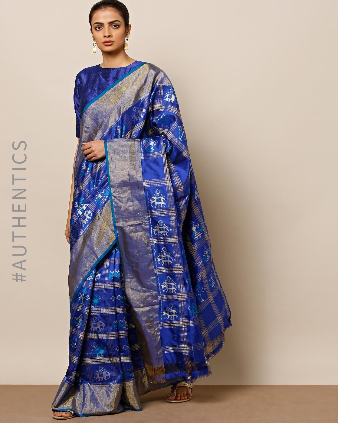 Buy Yellow Sarees for Women by AWESOME Online | Ajio.com