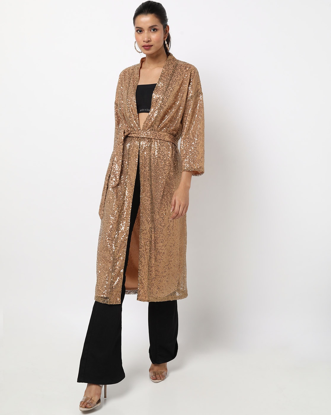 Long hot sale golden shrug