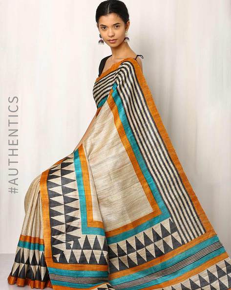 Ghicha Silk Saree (GHS001) – Prithas