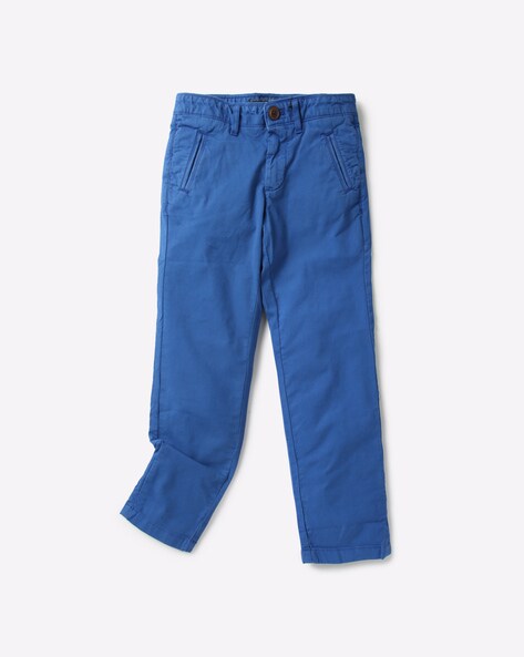 Royal Blue Flat Front Boys Pants