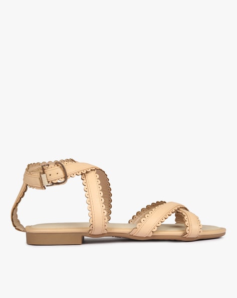 Buy Beige Flat Sandals for Women by ALLEN SOLLY Online Ajio