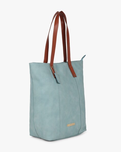 Felicia Tote Bag with Contrast Straps