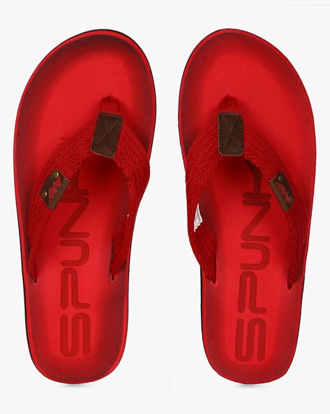 Buy Red Flip Flop \u0026 Slippers for Men by 