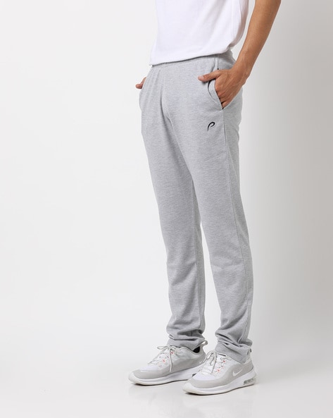 light grey track pants