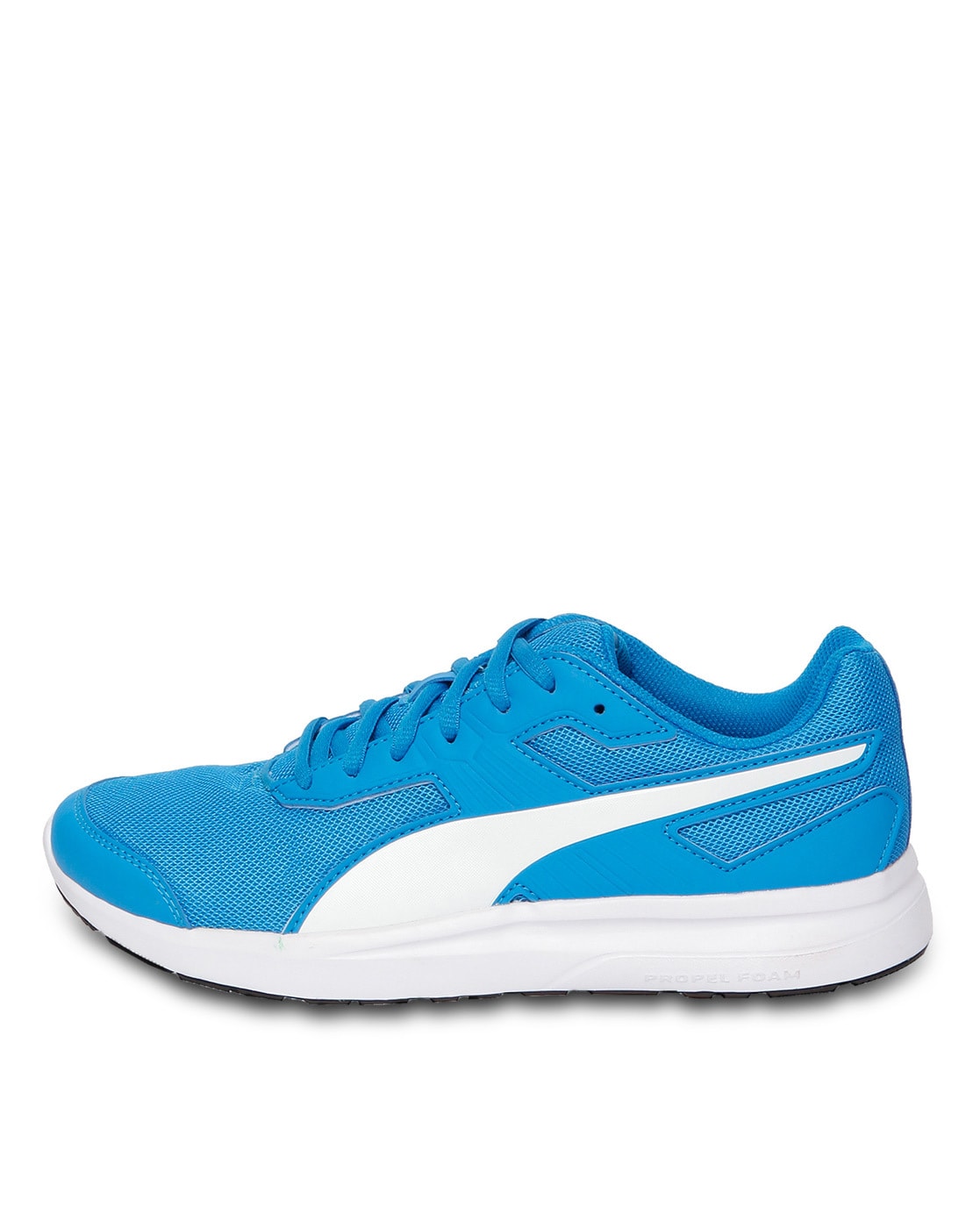 puma blue running sports shoes