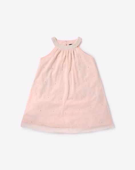 Buy Peach Dresses Frocks for Girls by AJIO Online