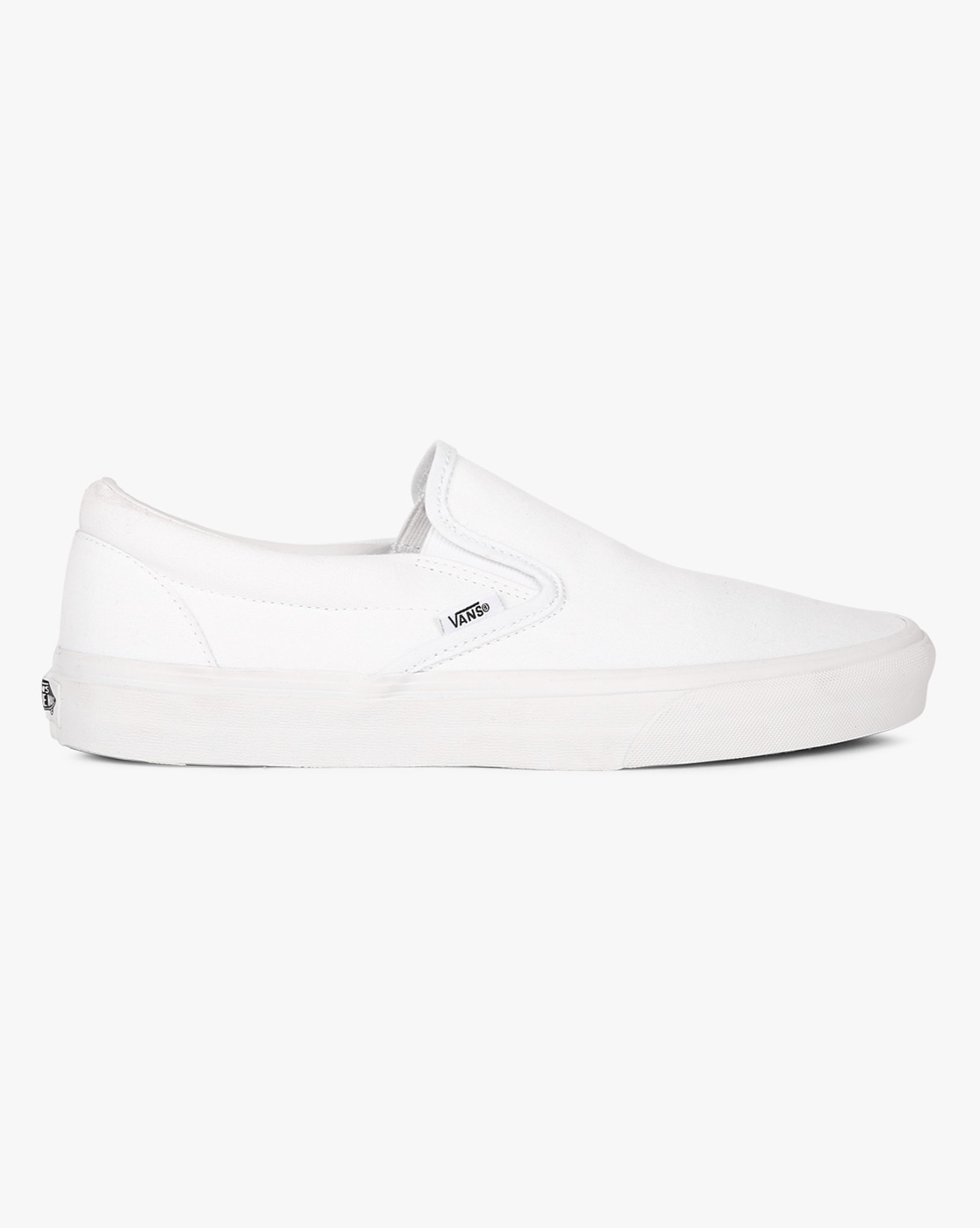 slip on white vans size 4