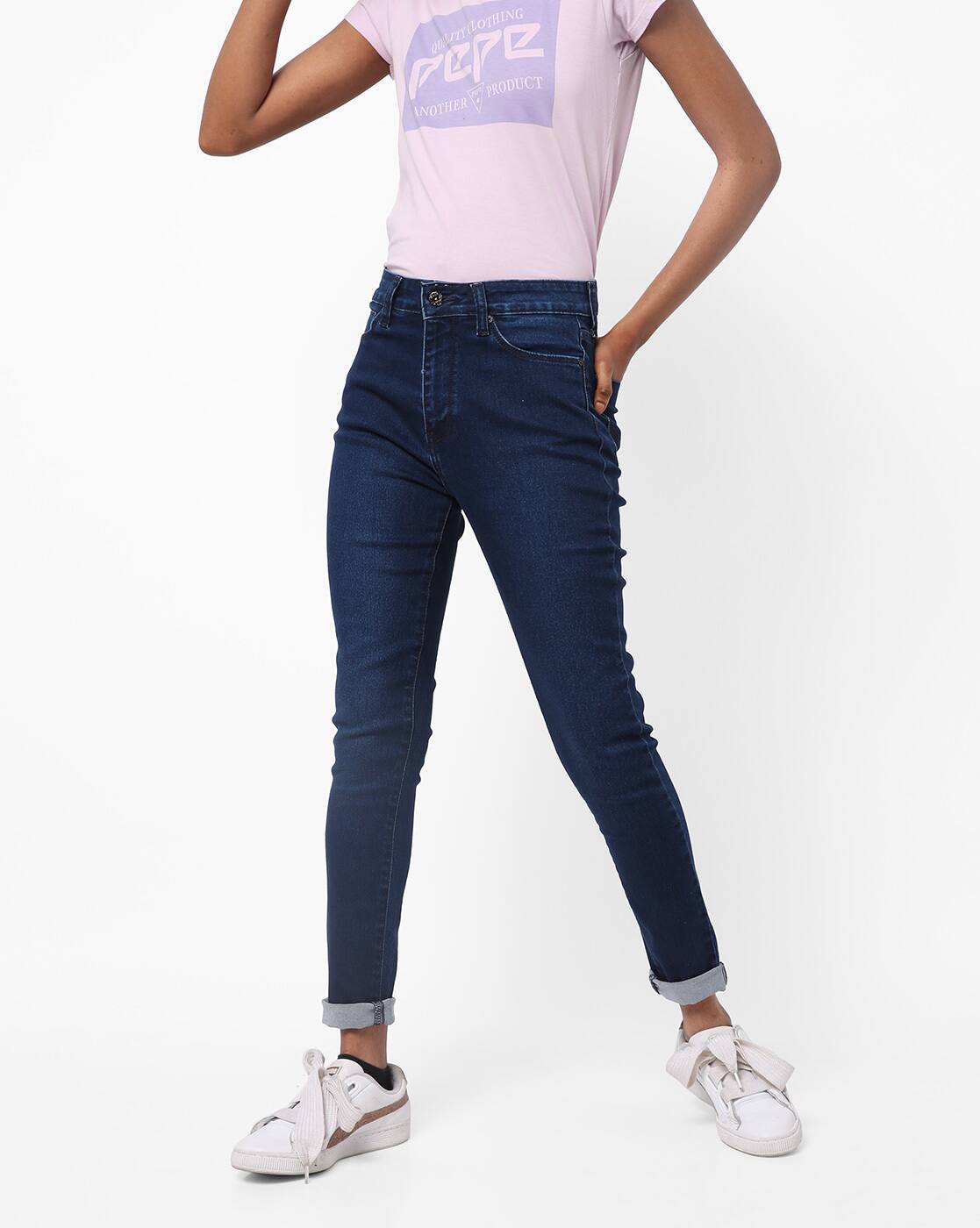 Buy Blue Jeans \u0026 Jeggings for Women by Pepe Jeans Online | Ajio.com
