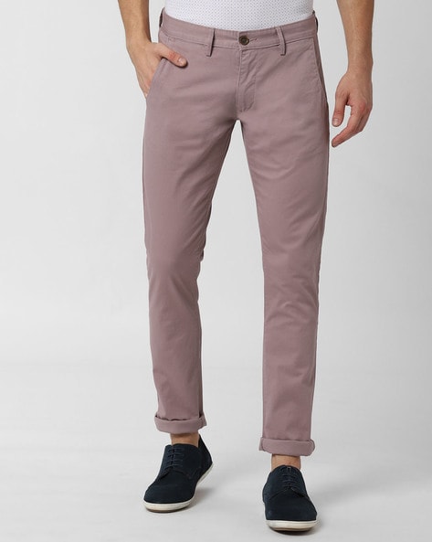 Buy Olive Trousers & Pants for Men by PETER ENGLAND Online | Ajio.com