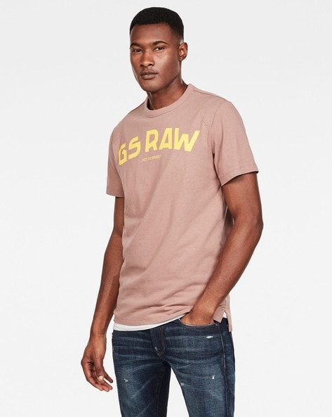 G star shop raw pink shirt