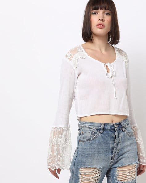 Buy White Tops for Women by La Loft Online