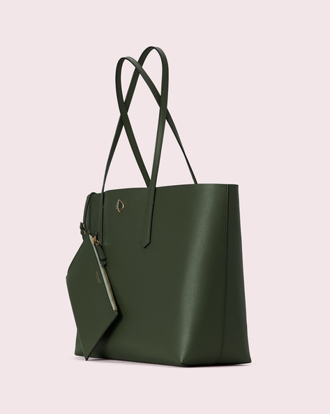 Kate Spade Schuyler Dark Green Tote Deep Jade Handbag/Wallet NWT Authentic  | eBay