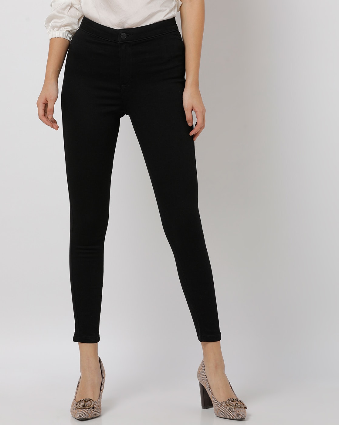 marks and spencer black jeggings