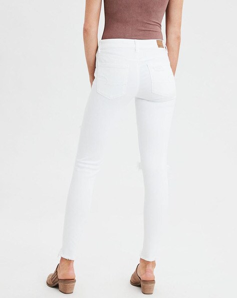 American eagle white jeggings best sale