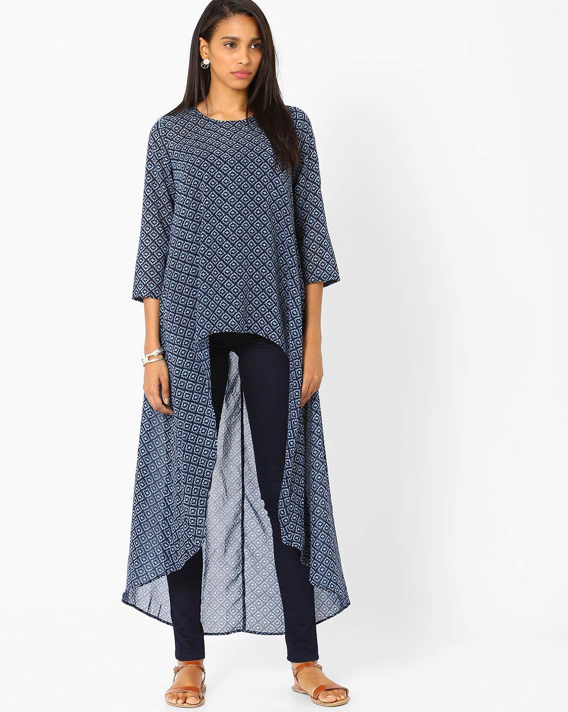 high low maxi top